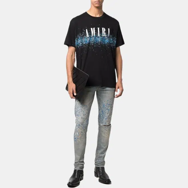 AMIRI 22 Distressed Jeans Blue