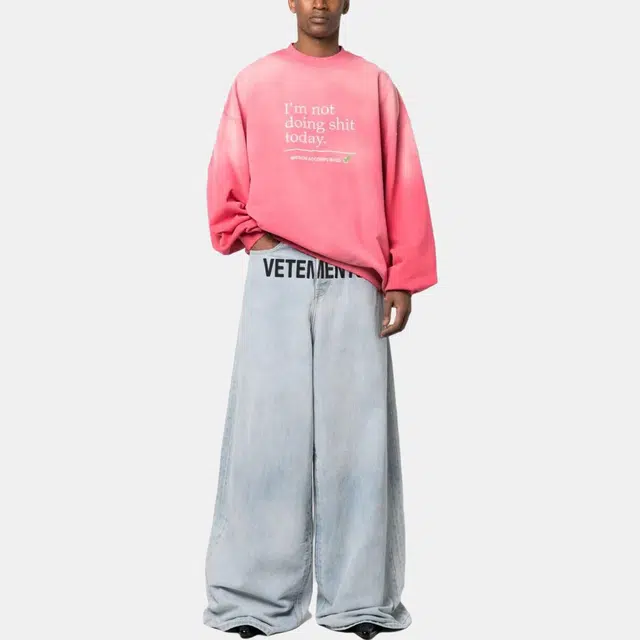 Vetements SS23 Pink Sweatshirt