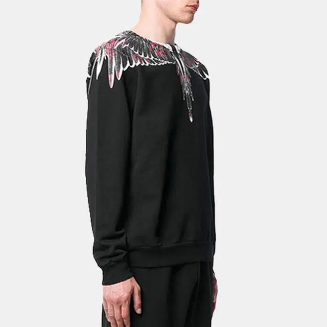 Marcelo Burlon Wing Print Crewneck Sweater