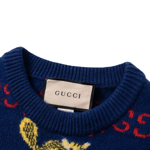 GUCCI x Freya Hartas FW21 Sweater Blue