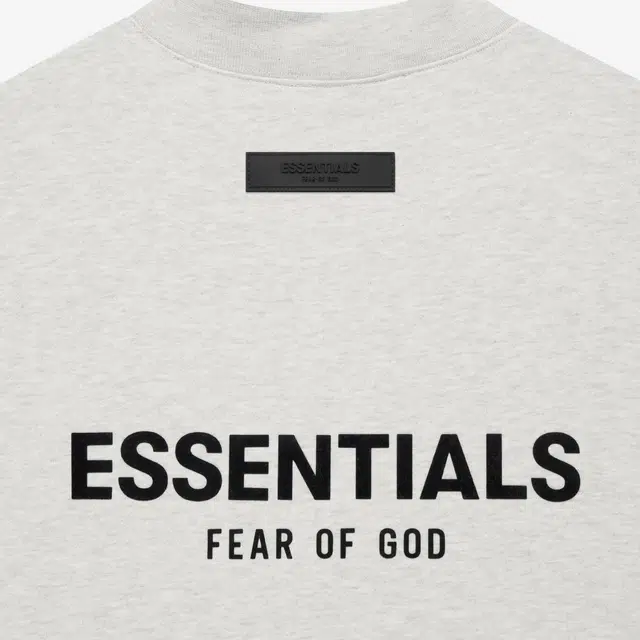 Fear of God Essentials SS22 Crewneck Light Oatmeal Logo