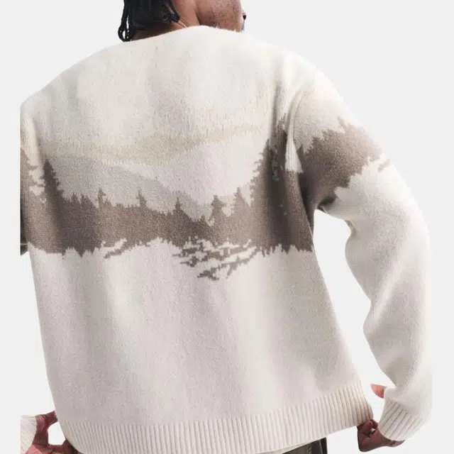 Abercrombie & Fitch Oversized Ski Pattern Sweater