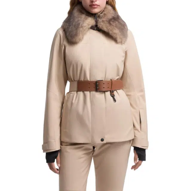 Moncler Grenoble Vizelles Shearling-Trimmed Ski Jacket