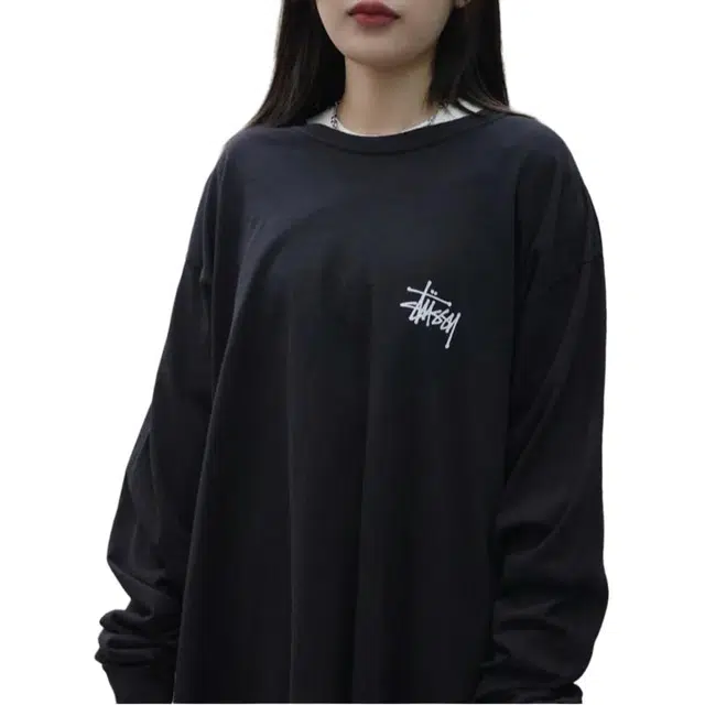 Stussy Basic Ls Tee Pigment Dyed