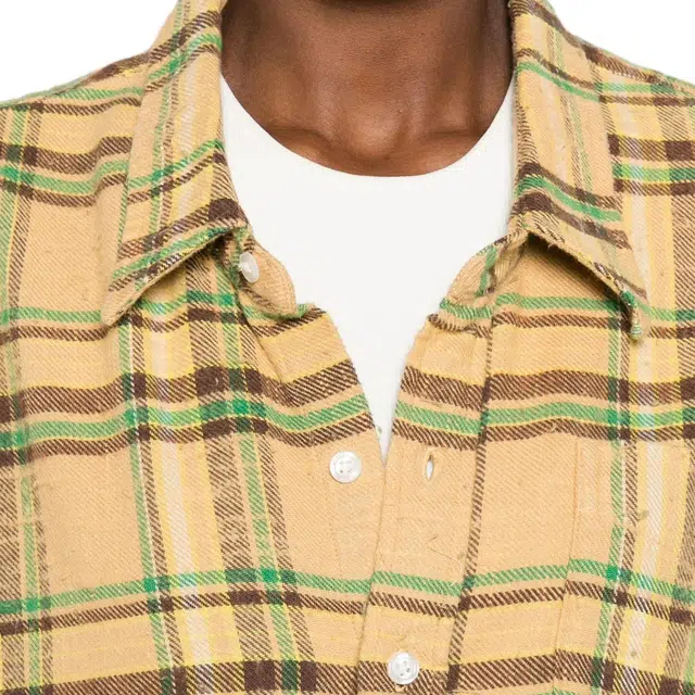 R13 FW25 Plaid Shirt