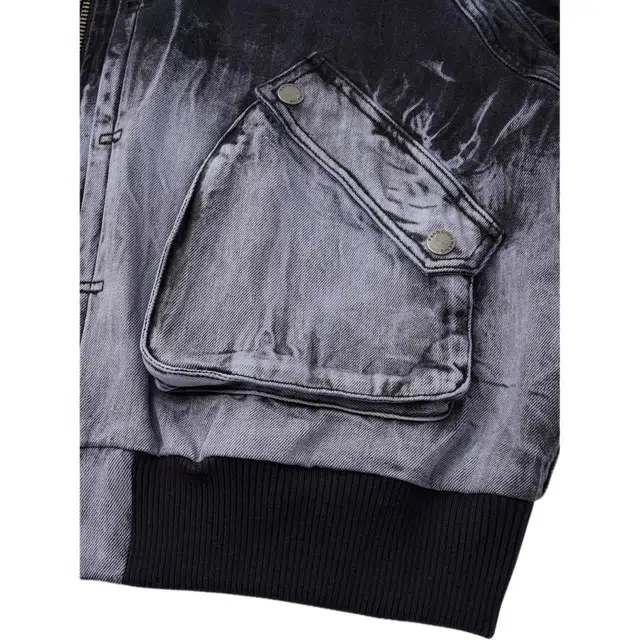 Feng Chen Wang Gradient Denim Zip Jacket