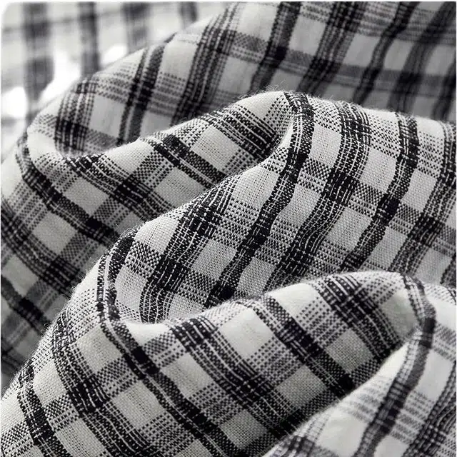 森马 格纹外套轻薄款连帽长袖衬衫 男款