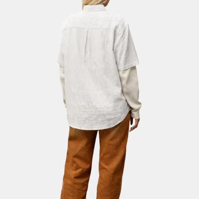 Stussy SS25 WAVY STRIPED SHORT SLEEVE SHIRT