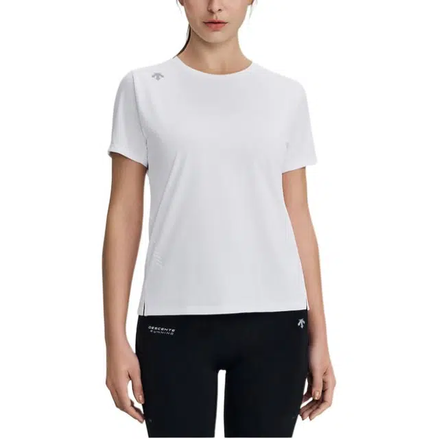 DESCENTE WOMENS RUNNING logo T