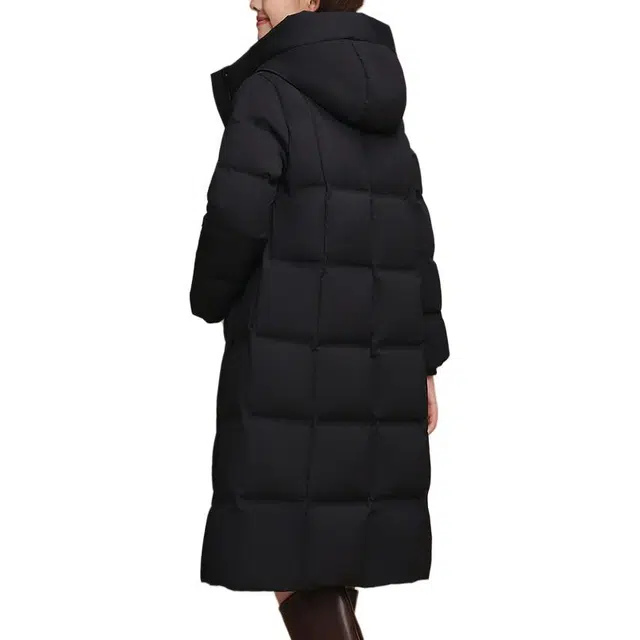 波司登 商务过膝长款加厚保暖连帽时尚羽绒服 女款