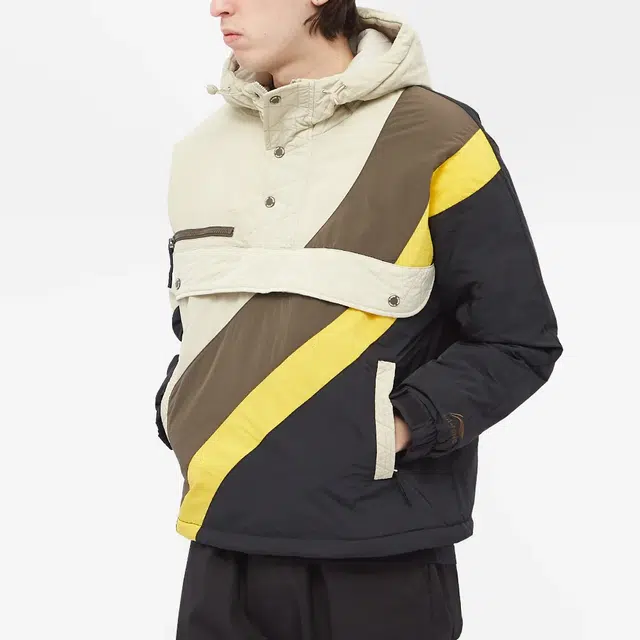 李宁 撞色拼接设计加厚连帽套头夹克外套 男款 多色