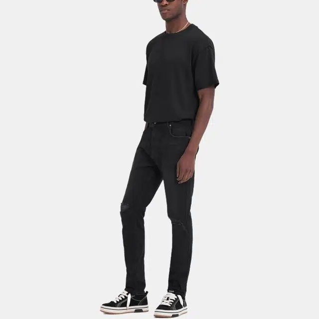 Represent Straight Zip Jeans Black