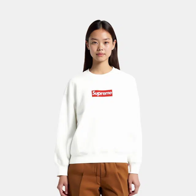 Supreme SS25 Washed Box Logo Crewneck