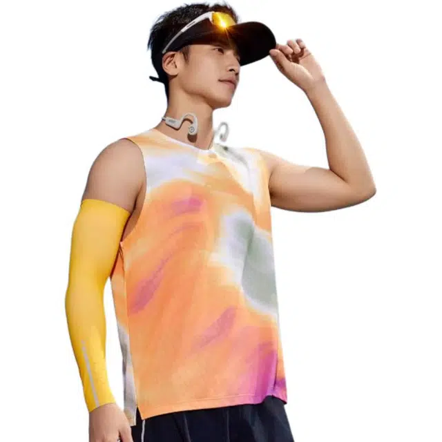 乔丹 运动休闲简约圆领套头渐变舒适百搭宽松透气背心 男款