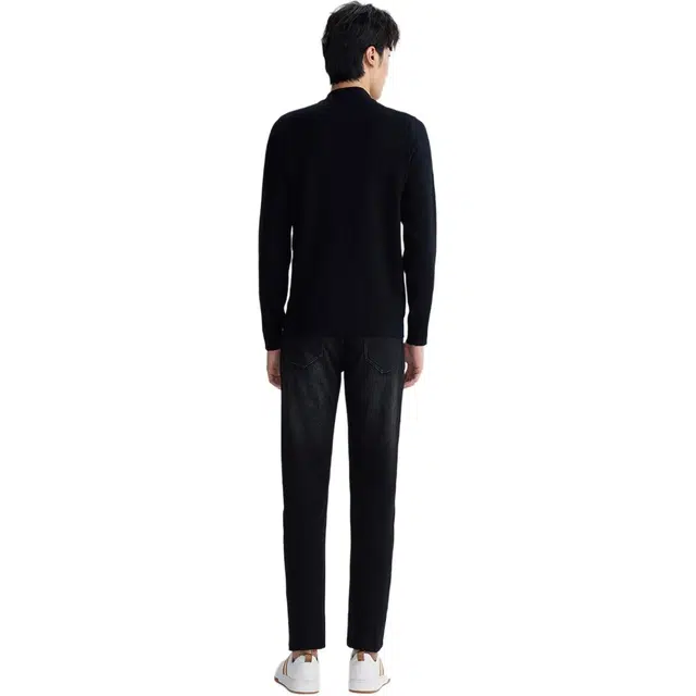 才子 国风山水亲肤舒适保暖毛衣 男款 黑色