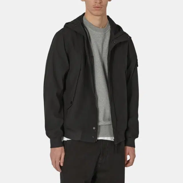 Stone Island Soft Shell Jacket Black