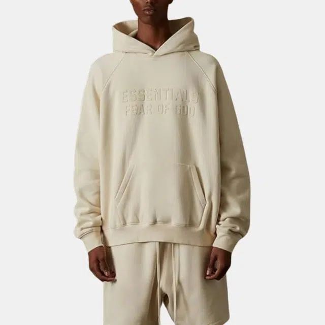 Fear of God Essentials Hoodie Egg Shell