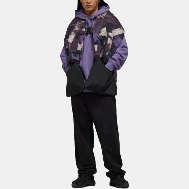 Y-3 Loose Hoodie Purple