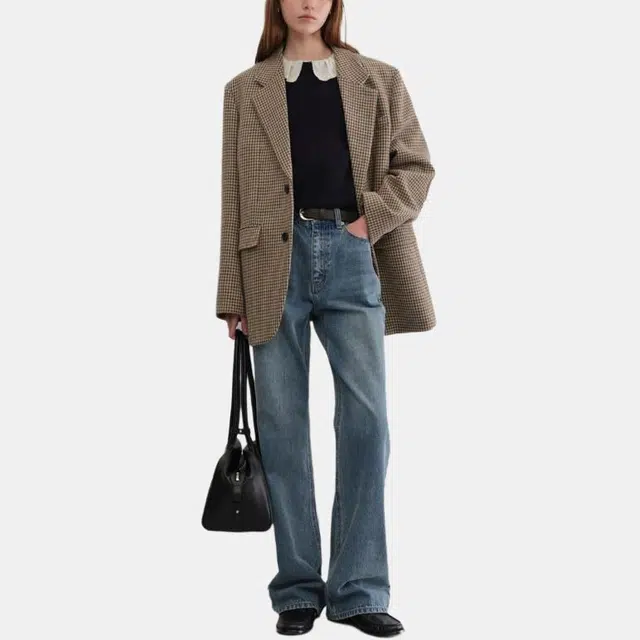 Dunst RELAXED FLARE JEANS CLASSIC BLUE