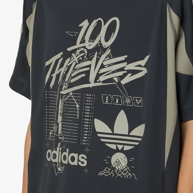 adidas originals x 100 Thieves SS25 T