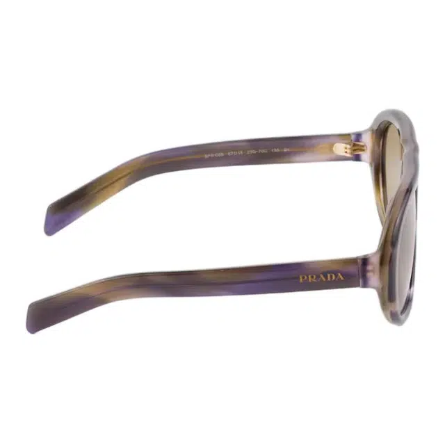 PRADA LOGO Streaked Lagoon Blue