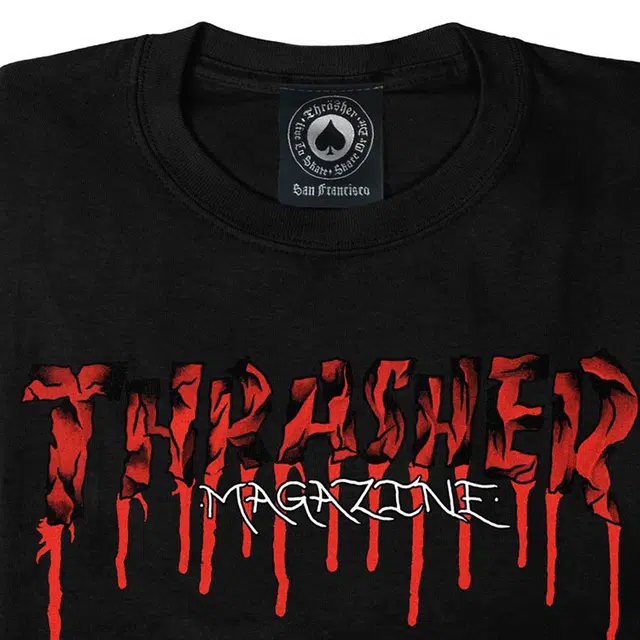 Thrasher Blood Drip Logo T-shirt