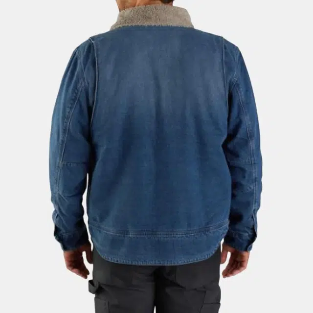 Carhartt 105478 Denim Sherpa-Lined Jacket