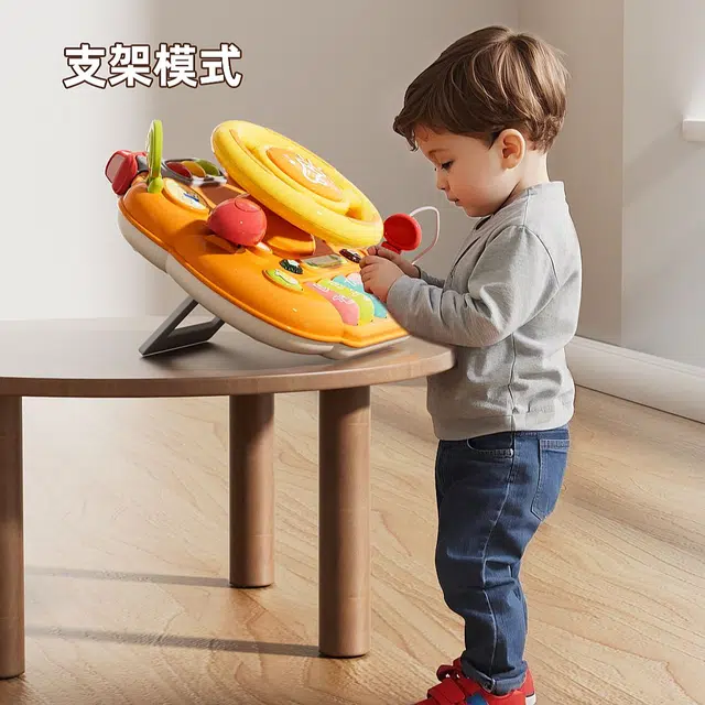 顽兔 汽车方向盘 模拟副驾驶器 早教益智玩具
