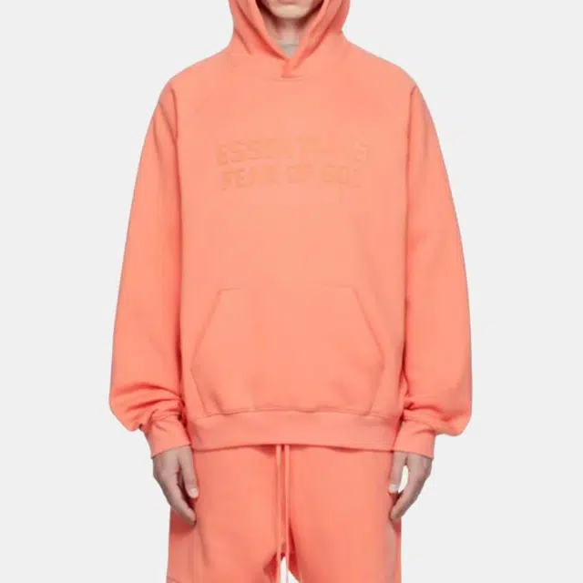 Fear of God Essentials Hoodie Coral