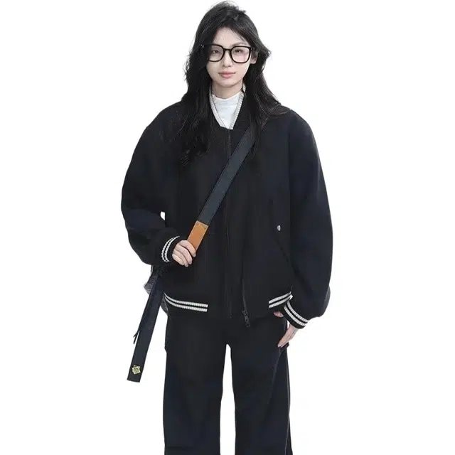 悍戈 美式短款棒球服外套休闲百搭设计感夹克 男女同款