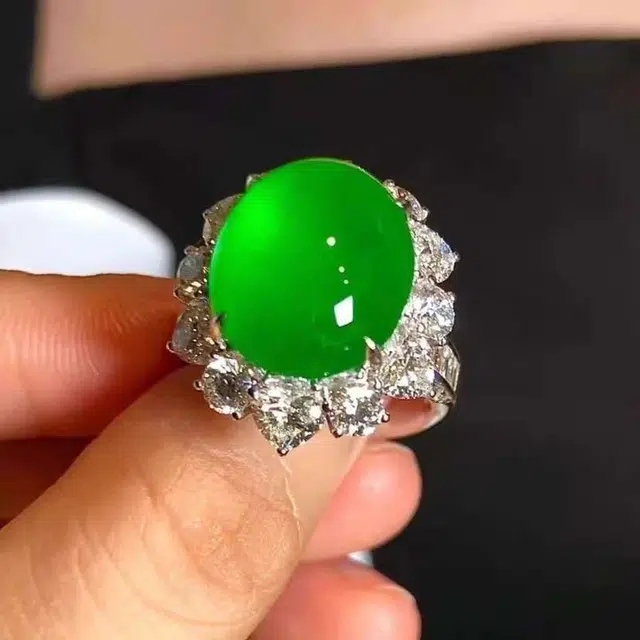 识恩 设计师款 简约 新中式 精致 轻奢 复古 国风 气质 优雅 百搭#好运 玉髓 戒指 女款