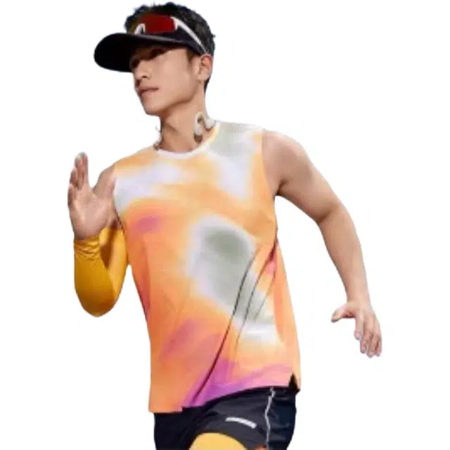 乔丹 运动休闲简约圆领套头渐变舒适百搭宽松透气背心 男款