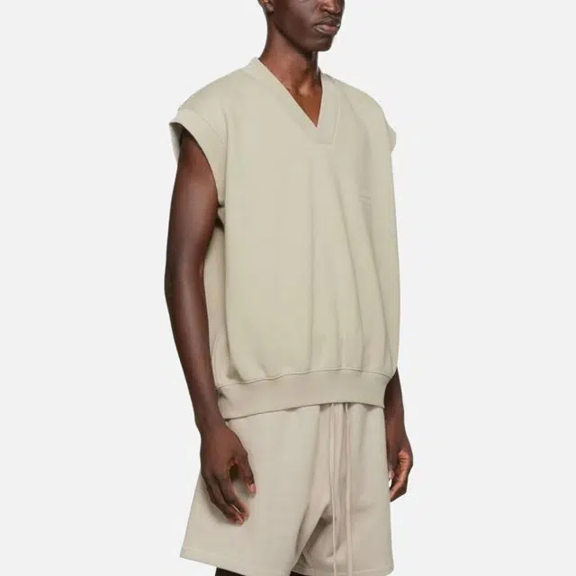 Fear of God Essentials V Neck Vest Smoke