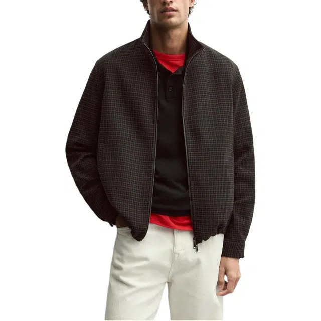 ZARA Plaid Relaxed Jacket