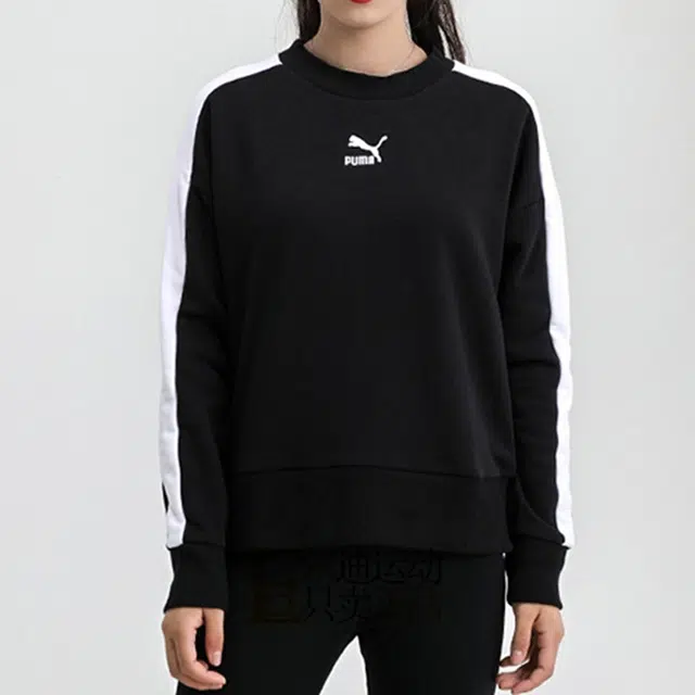 Puma Classics T7 Crew Regular Fit logo