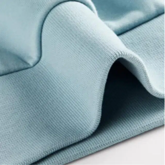 安踏儿童卫衣 洋气时尚百搭纯色字母 薄蓝色 青少年