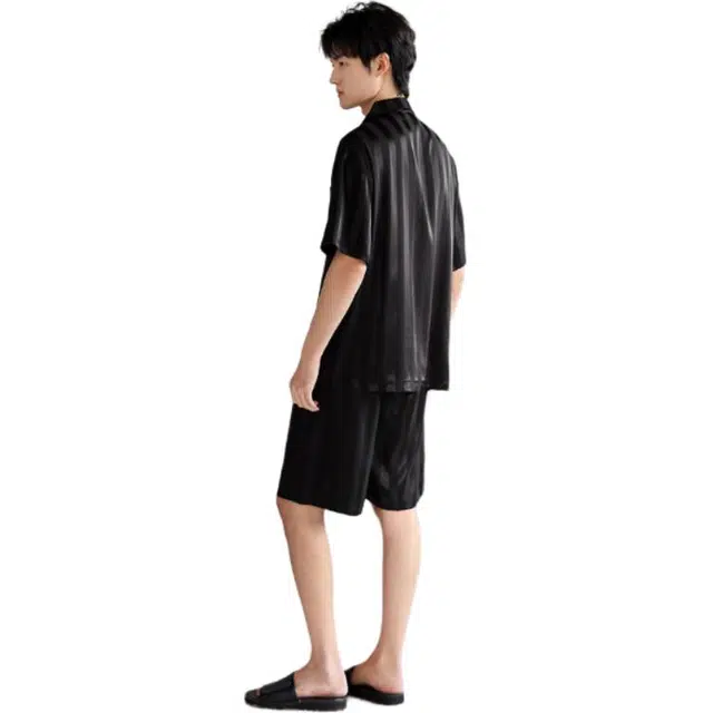 顶瓜瓜 夏季男透气舒适简约休闲轻便家居服睡衣套装 男款