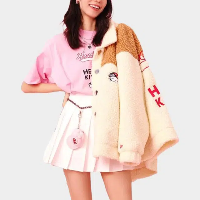 New Era x Hello Kitty Ivory Jacket