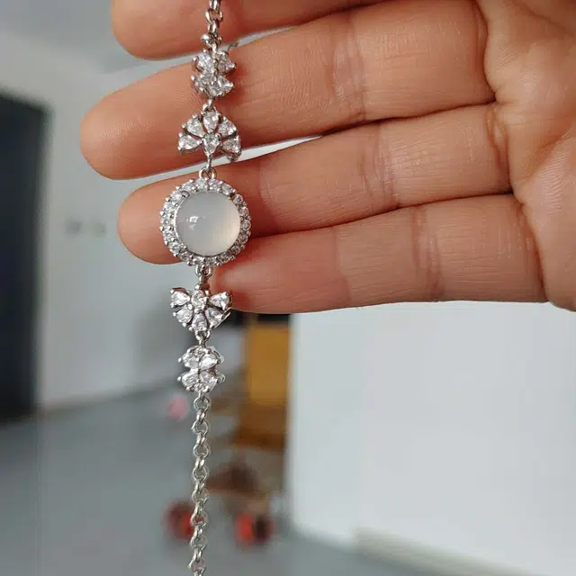 识恩 紫爱丽丝新中式轻奢高级感国潮复古风＃好运 精致简约时尚气质优雅温婉小众设计 玉髓 手链 男女同款情侣款