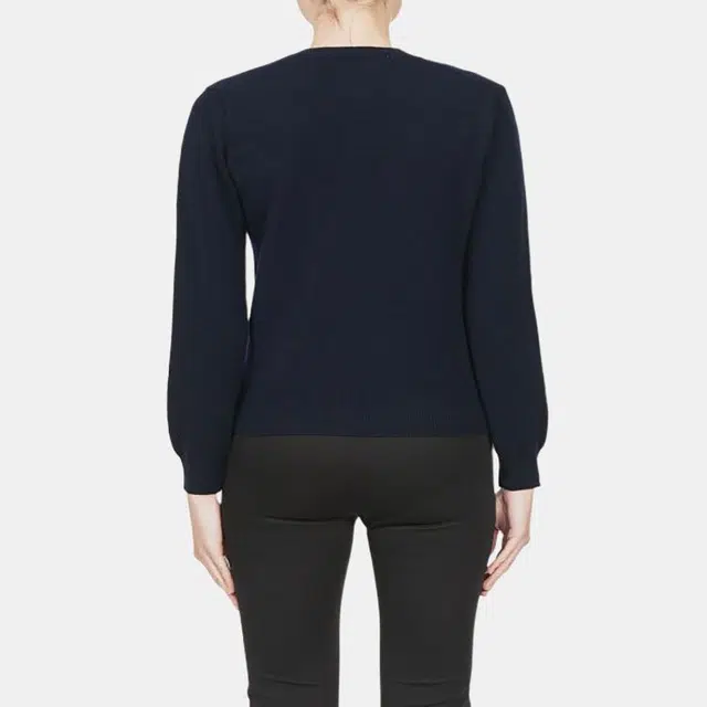 CDG Play Logo Knit Sweater Navy