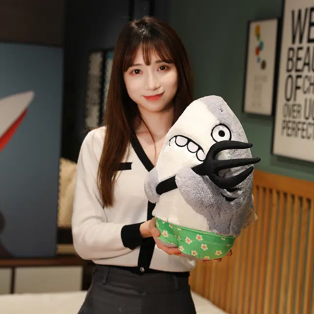 赛特嘟嘟 鲨叉 创意有趣 玩偶 毛绒挂件