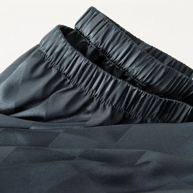 可人儿 冰丝长袖睡衣休闲简约格纹开衫外穿家居套装 春秋季 男款炭黑色