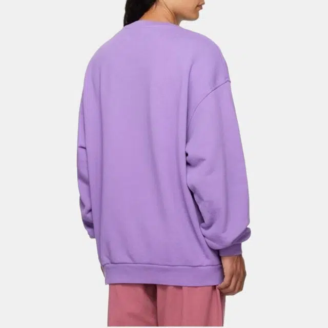 Acne Studios FW22 Logo Embroidered Crewneck Sweatshirt Purple