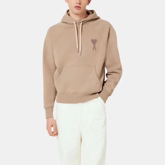 AMIPARIS Ami De Coeur Hoodie Camel