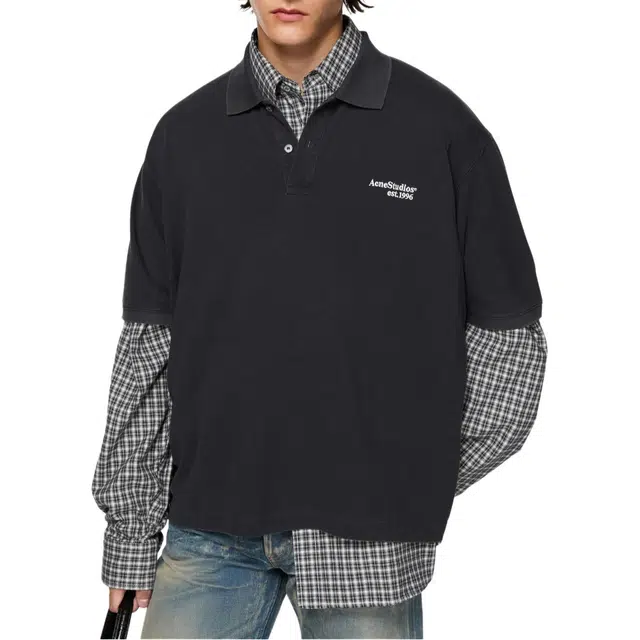 Acne Studios SS26 Vintage Washed Polo