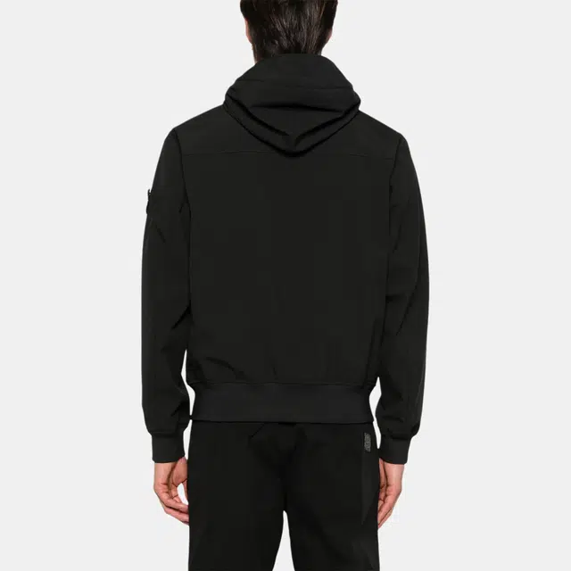 Stone Island Soft Shell Jacket Black