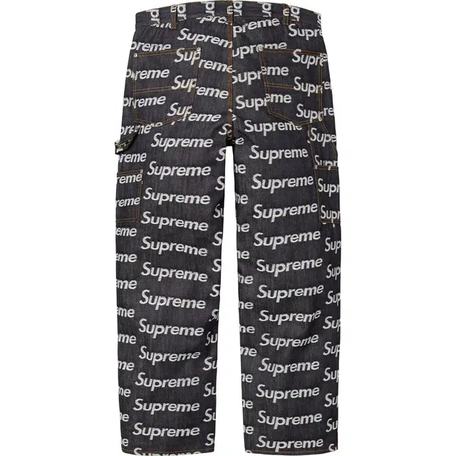 Supreme FW25 Jacquard Logos Painter Jean