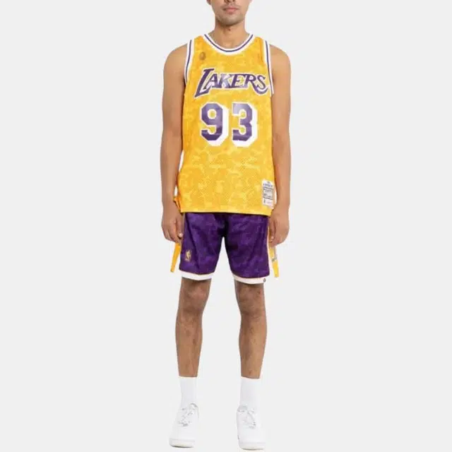 BAPE x Mitchell & Ness Lakers Basketball Jersey