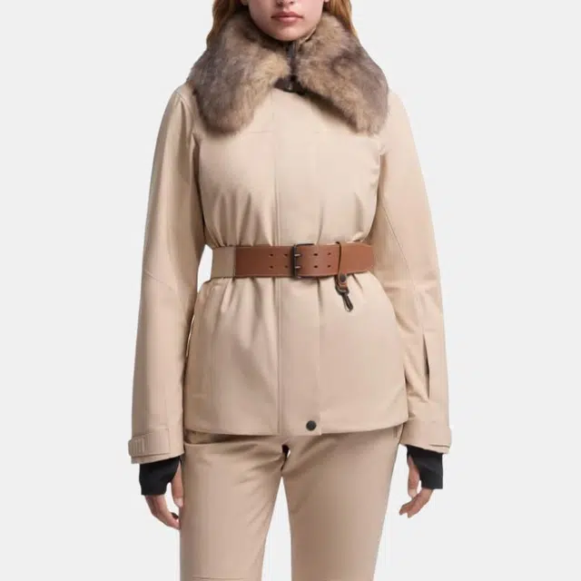 Moncler Grenoble Vizelles Shearling-Trimmed Ski Jacket