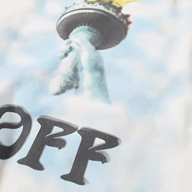 OFF-WHITE Statue of Liberty Hoodie
